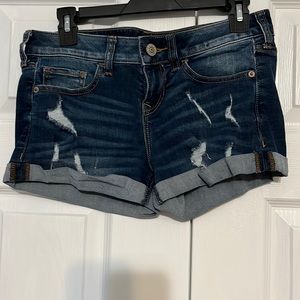 Express stretch jean shorts